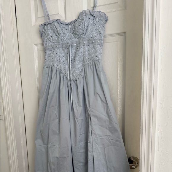 House of CB Jamie blue soft dress . Never used , tags intact - Picture 6 of 7